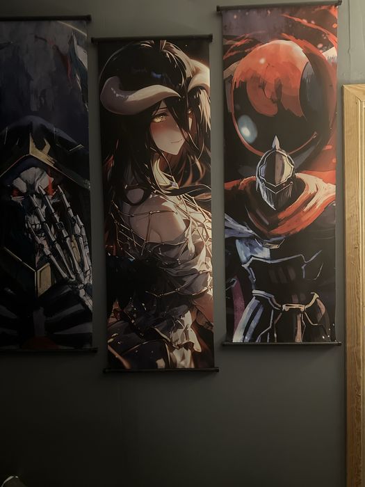 4 plakaty anime overlord