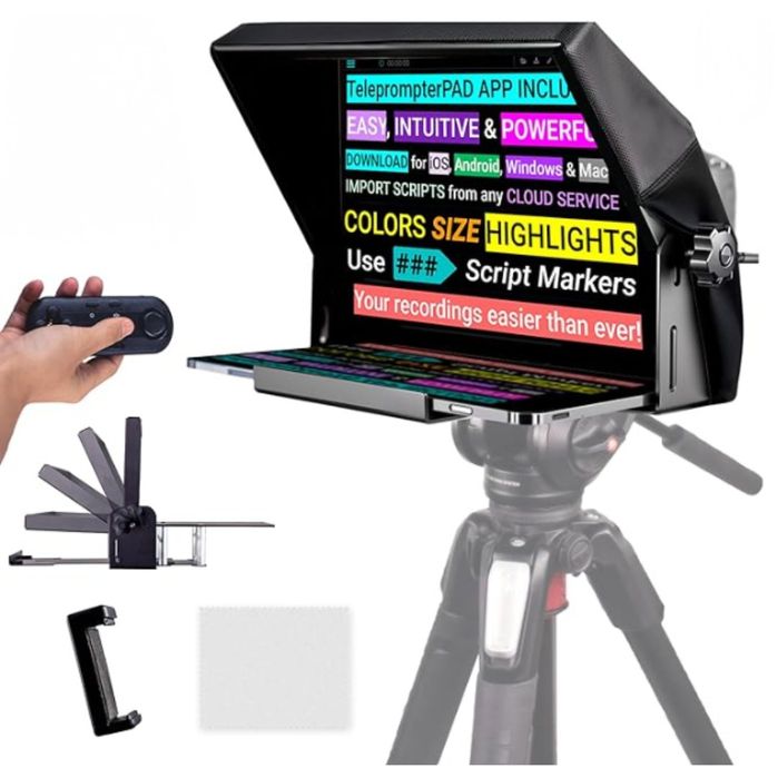 Teleprompter iLight PRO + Trípode Profesional