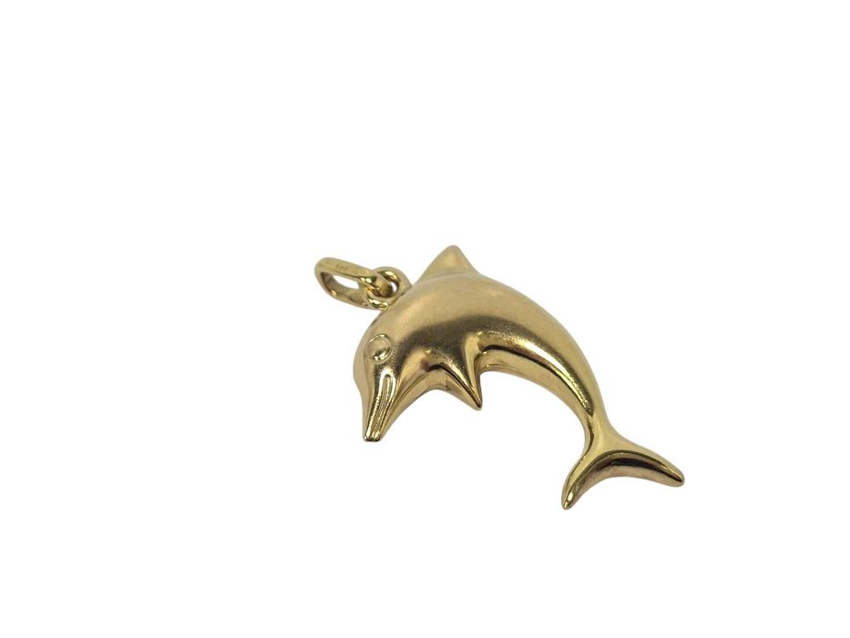 Złota zawieszka krzyż próba 585 waga 4,65g