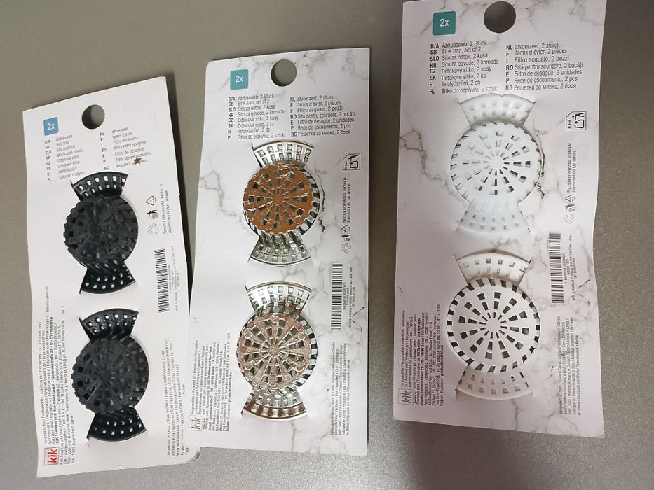 Sitka do odpływu nowe tanio zestaw 3 opakowania