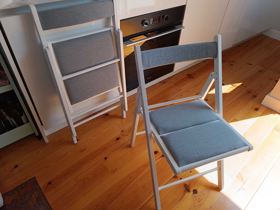 Par de cadeiras dobráveis IKEA TERJE – novas