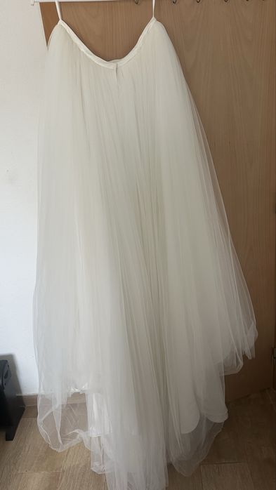 Sobre-saia premium para vestido de noiva – removível