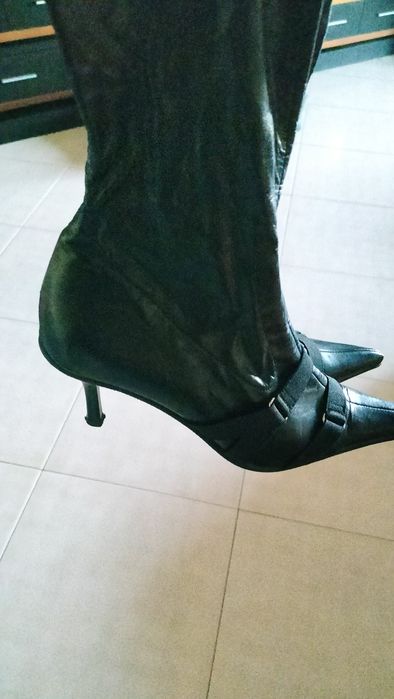 Botas justas empele pretas, n° 37