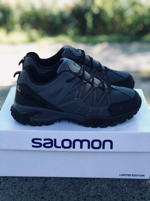 Купить кросовки Salomon мужские на весну/саламон соломон кросивки кожа