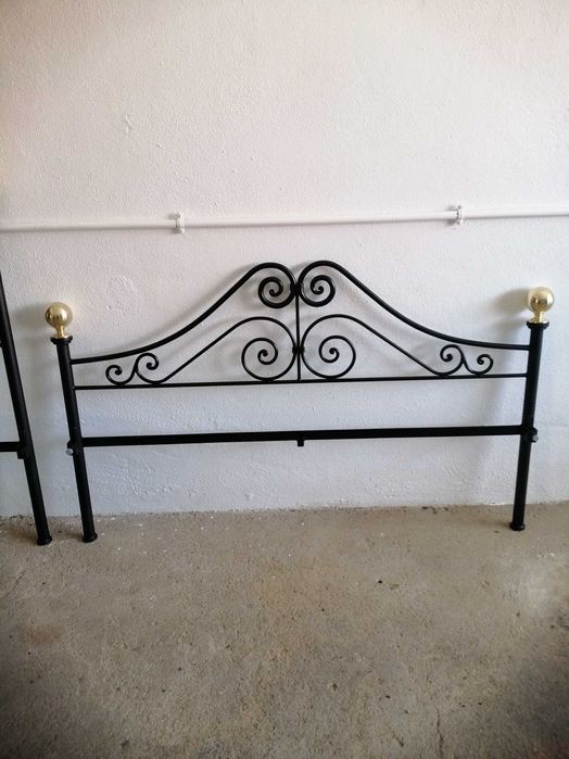Cama nova em ferro forjado