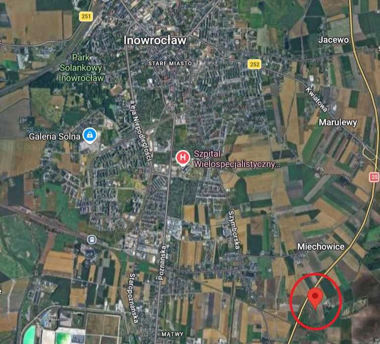 Działka w miejscowości Sikorowo 7 km od rynku w Inowrocławiu z warunkami zabudowy - Widok 2