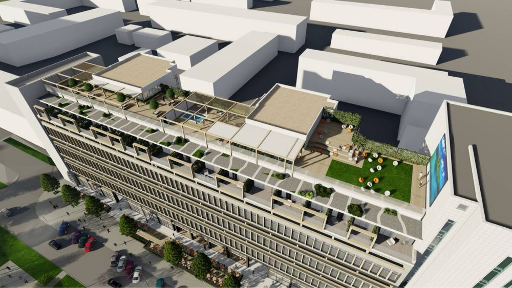 Оренда розважального комплексу з басейном на даху