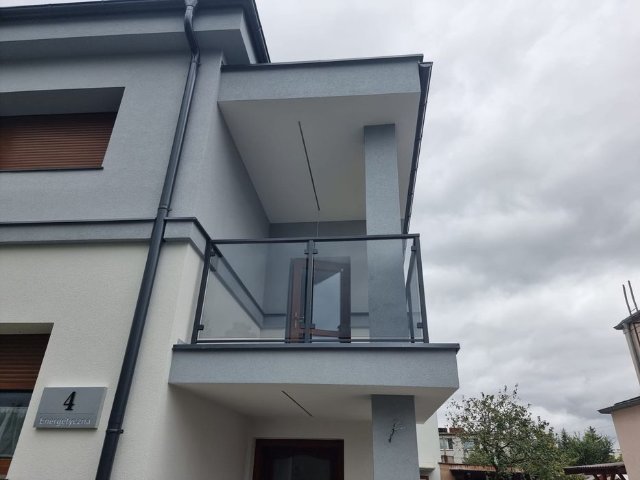 Balkon, blaustrada, balkon szklany
