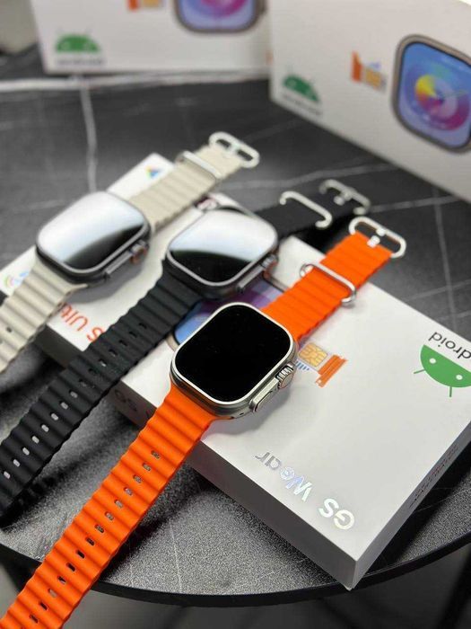 Смарт Умные Часы Smart Watch Gs Ultra 4g Sim карта 49мм + ремешок