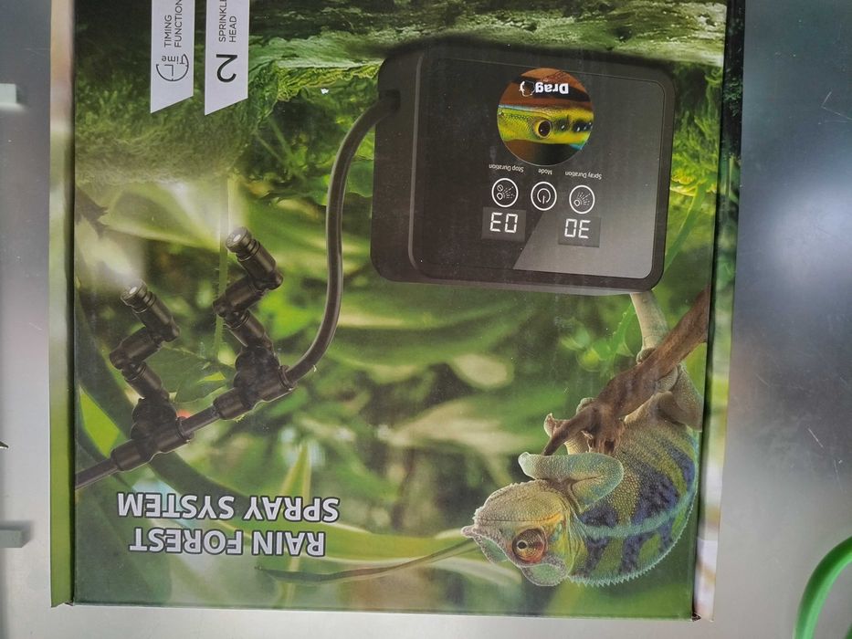 Sistema de chuva para camaleoes