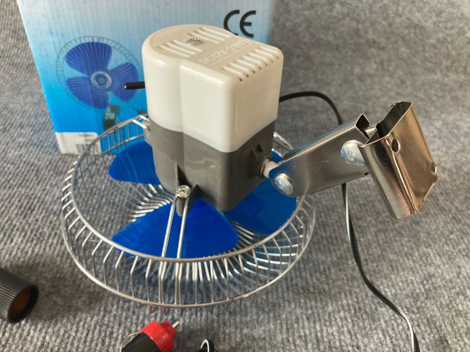 Wentylator samochodowy 12V obrotowy