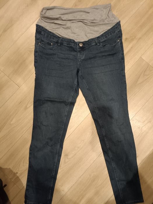 Jeansy ciążowe 44