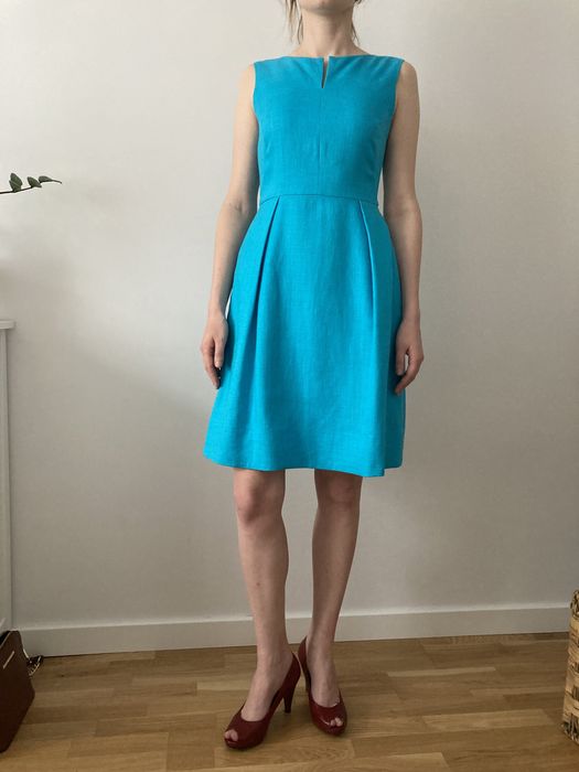 Oryginalna Kate Spade Cleo Dress Turkusowa Sukienka