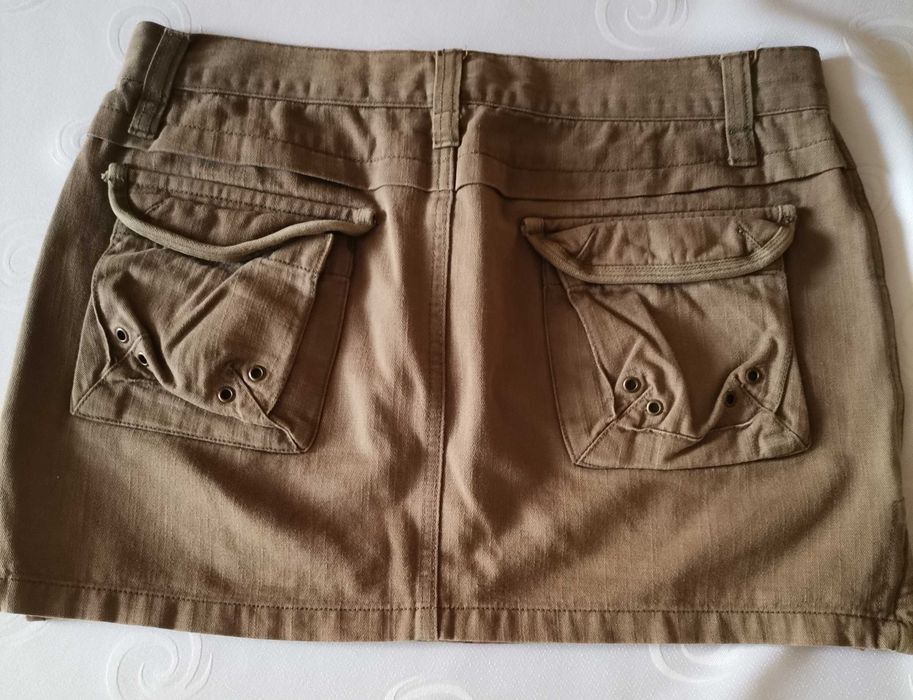 Khaki spódniczka Fishbone rozmiar L