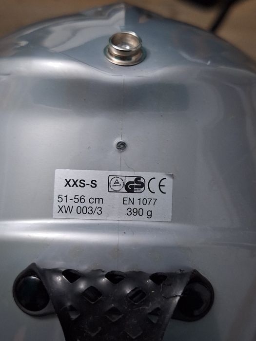 kask dziecięcy szary uvex 51-56 xxs-s