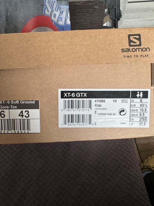 salomon xt-6 gore-tex