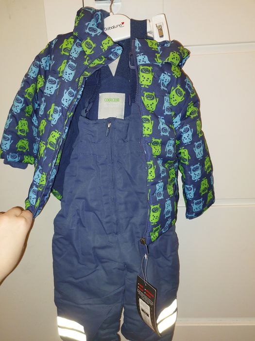 NOWY Cool Club, Kombinezon dwuczęściowy 80, granatowy zielony