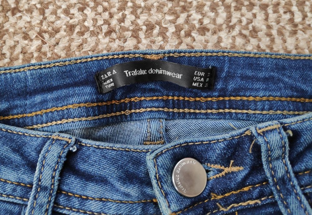 Zara skinny жіночі джинси з вишивкою оригінал 00 W24