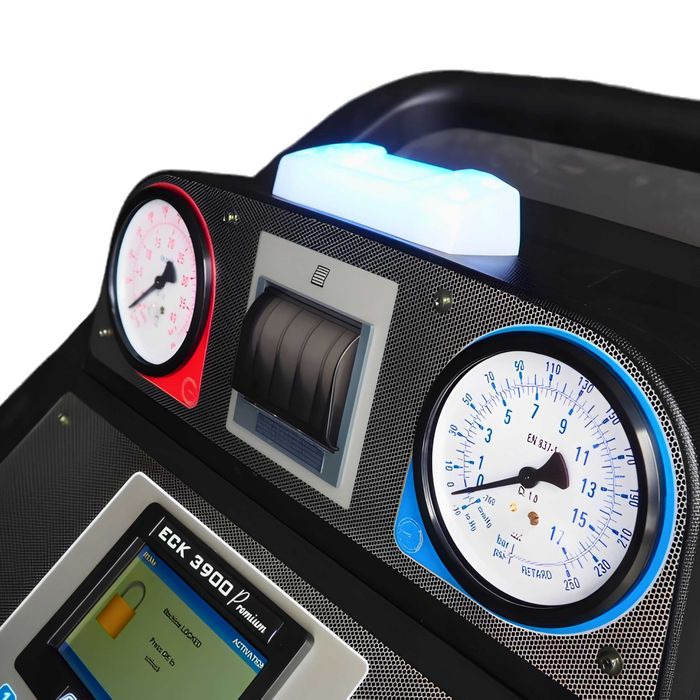 Stacja klimatyzacji Ecotechnics ECK 3900 Premium na czynnik R134a, automat, drukarka
