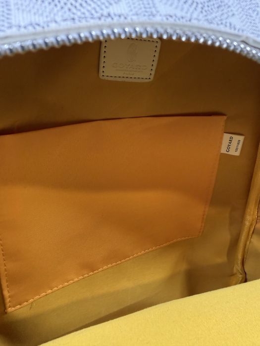 Рюкзак Goyard білий. Рюкзак Goyard.