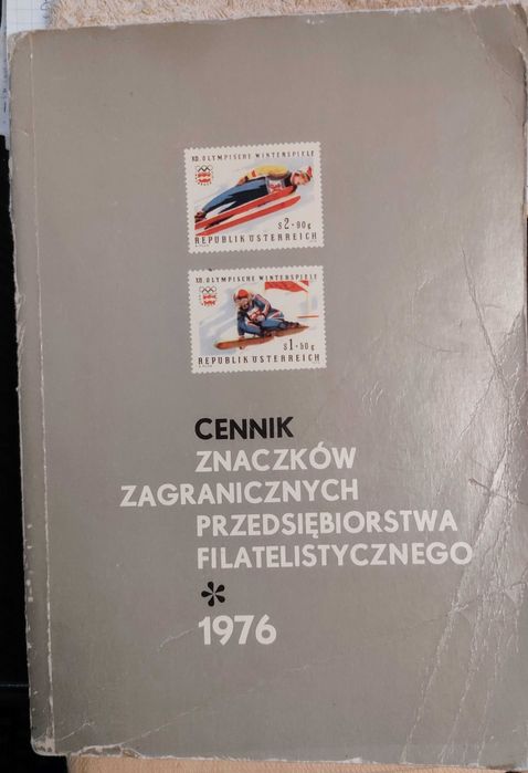 Cennik znaczków zagranicznych Przedsiębiorstwa Filatelistycznego 1976