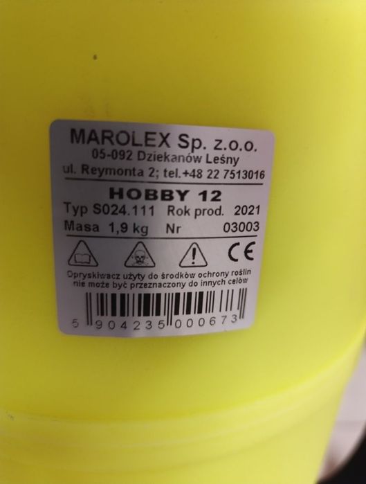 Opryskiwacz hobby 12L Marolex
