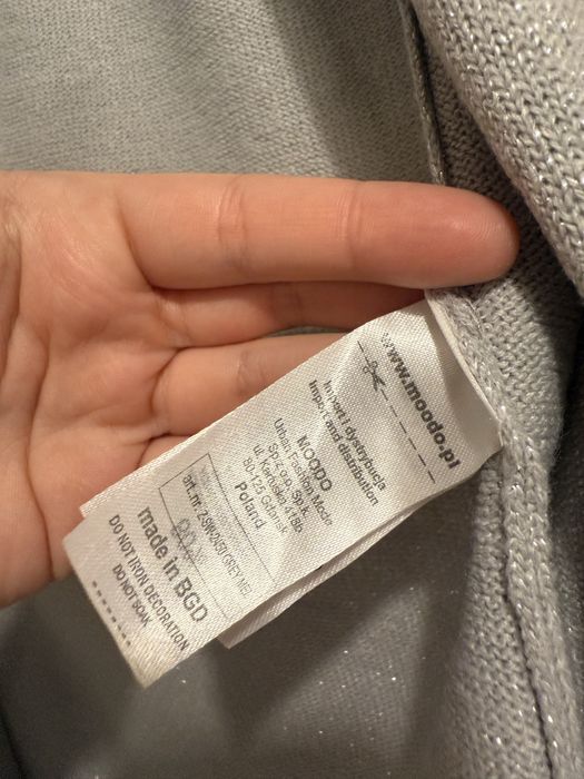 Kardigan ze srebrną nitką Moodo