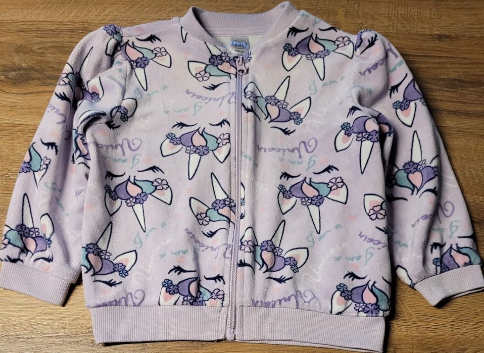 Welurowa bluza little kids 104