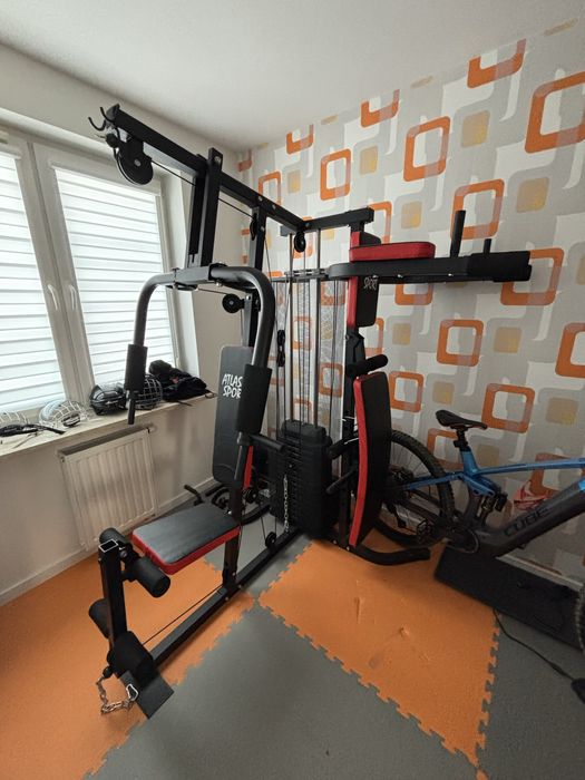 Atlas do ćwiczeń ATLAS SPORT – kompletny, solidny, domowa siłownia
