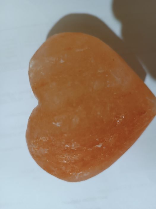 Naturalne serce z soli, naturalnie wyrzeźbione