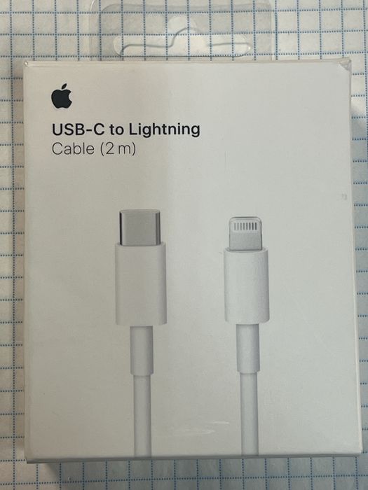 Оригінальний кабель A2441 USB-C to Lightning Cable 2m