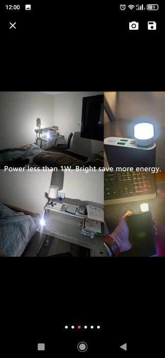 USB лампа, нічник, діодний світильник