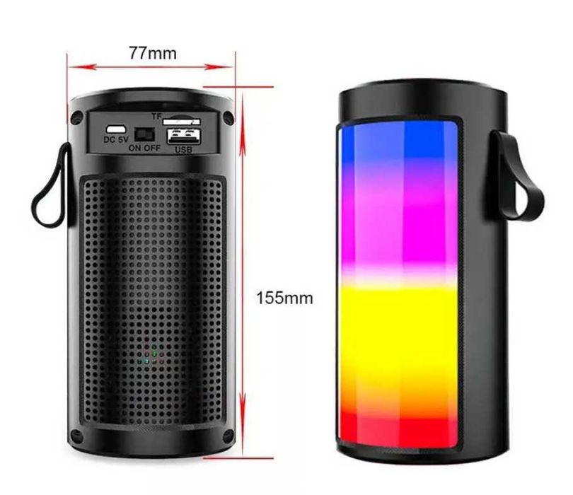 Bluetooth-колонка Sing-e ZQS-1201 Mini Speaker з функ. світломузики