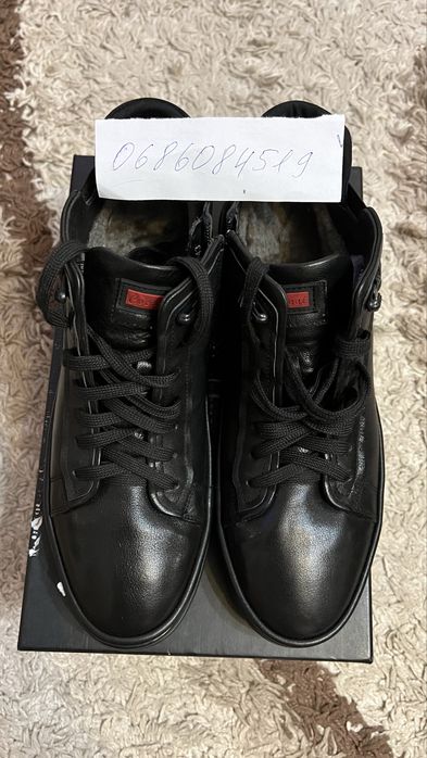 Ботинки зимние мужские черные Cosottinni