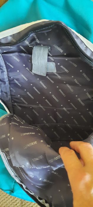 Голубий рюкзак converse