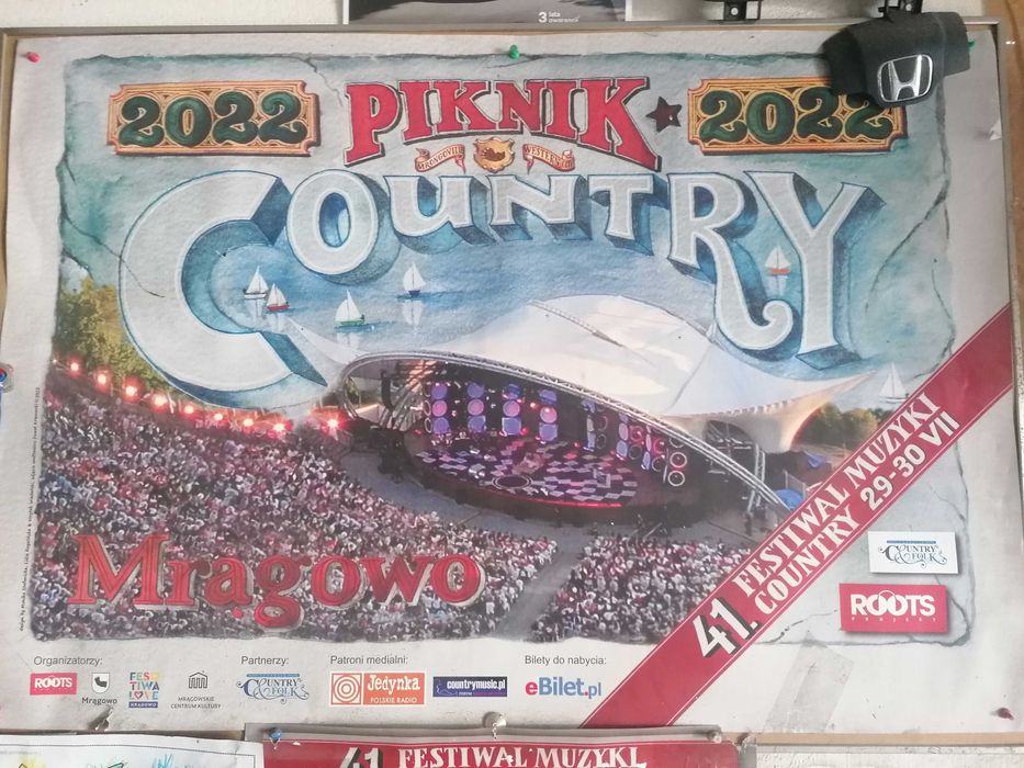 Plakat piknik cauntry 2022 oryginal