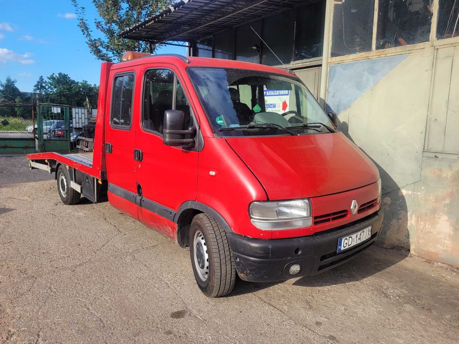 pomoc drogowa doka renault master 2,5 dci  ładowność 1450kg