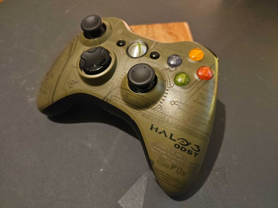 Oryginalny Pad bezprzewodowy Microsoft Xbox 360 Halo 3 Odst