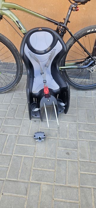 Fotelik rowerowy OK Baby Body Guard | do 22kg | Komplet z uchwytem