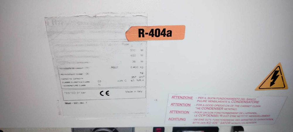 Witryna mroźnicza / Lada do lodów