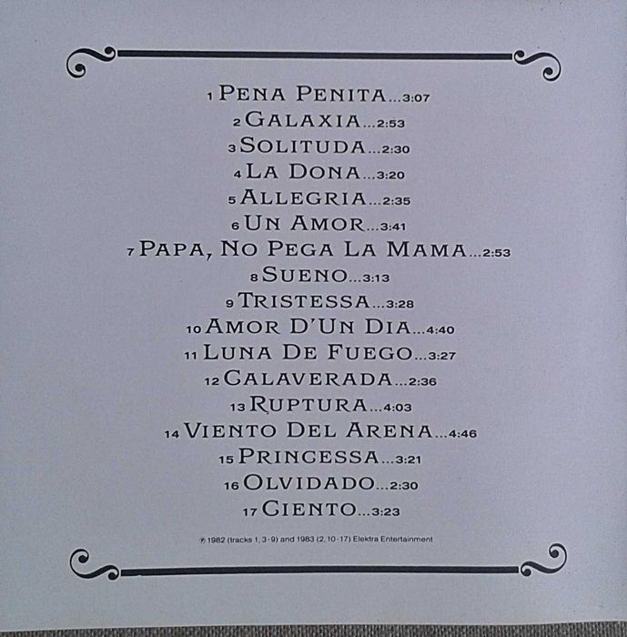CD Gipsy Kings. Allegria. 17 músicas.