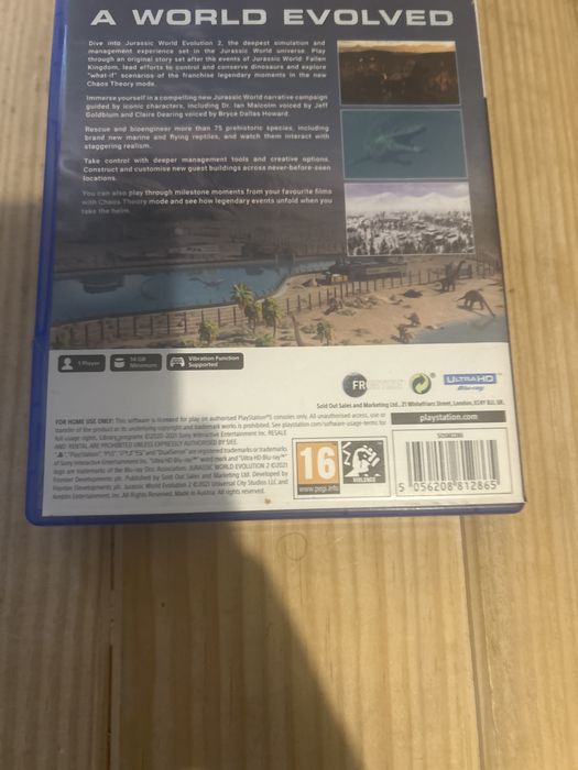 Vendo Jurassic World Evolution 2 para PS5.