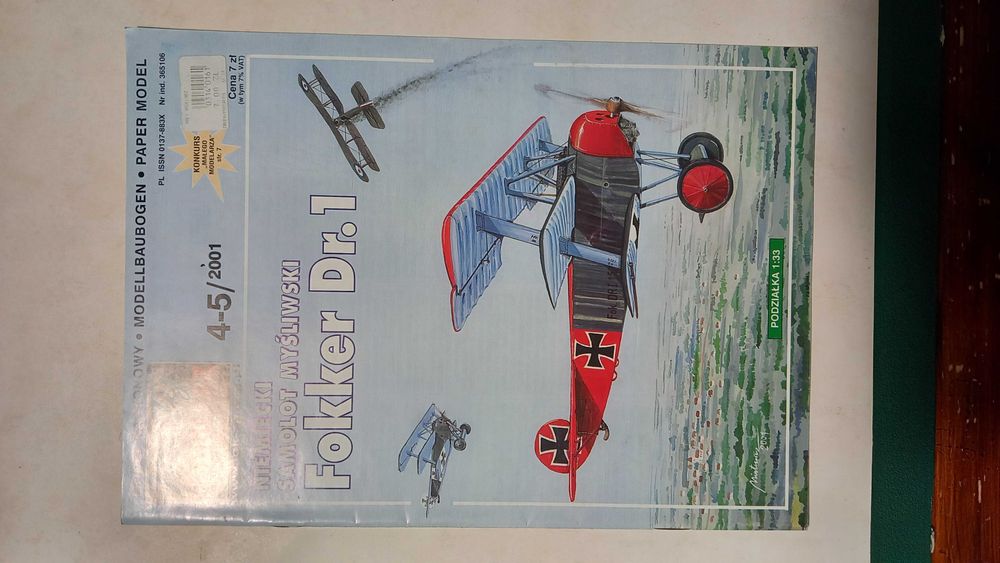 Sprzedam model  Fokker dr 1