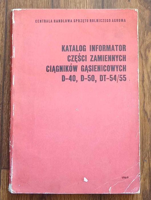 Katalog części ciągnik D-40 D-50 DT-54 D-55