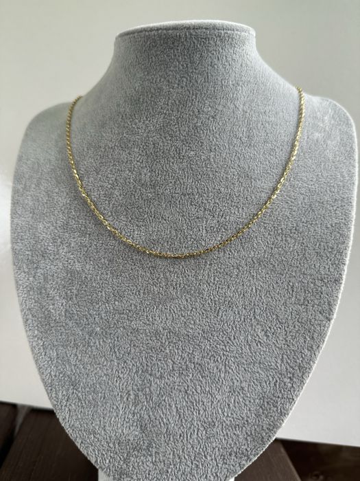 Złoty łańcuszek ankier 45 cm próby 585 Białystok