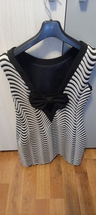 Oryginalna złoto czarna sukienka salsa 40