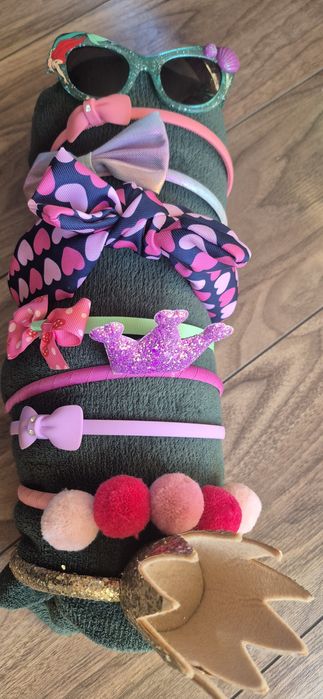 Opaski na głowę dla dziewczynki kpl