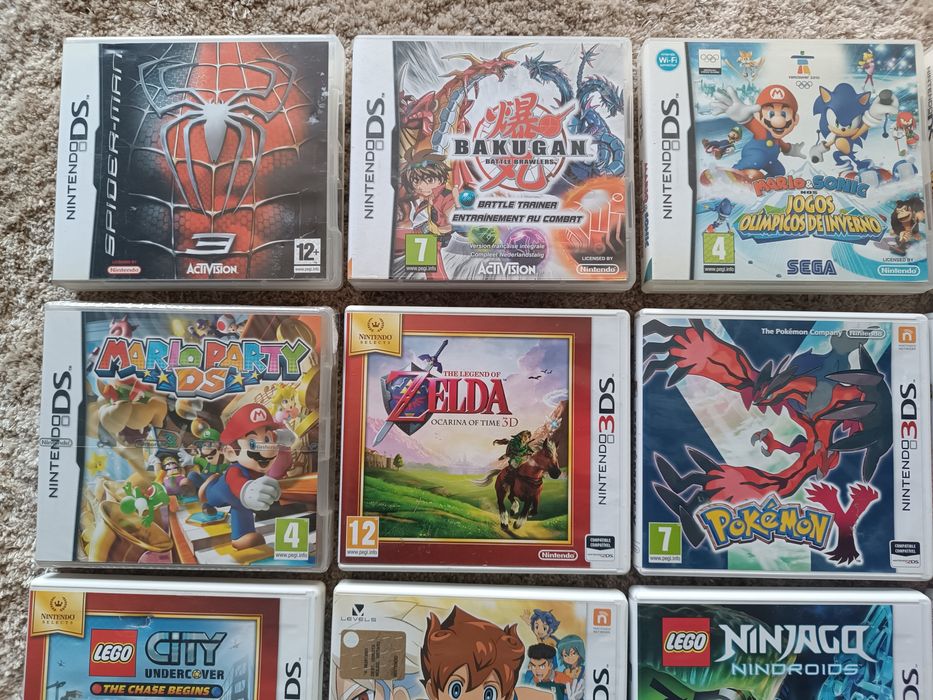 Jogos Nintendo DS e 3DS