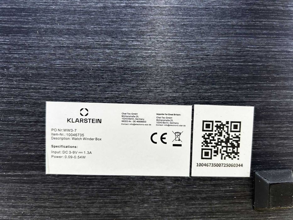 Стильна підставка / вітрина для годинників Klarstein Brienz 6 з LED-підсвіткою