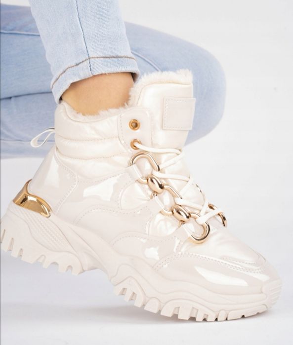 36 37 38 śniegowce 39 40 41 sneakersy zimowe z futerkiem adidasy platf